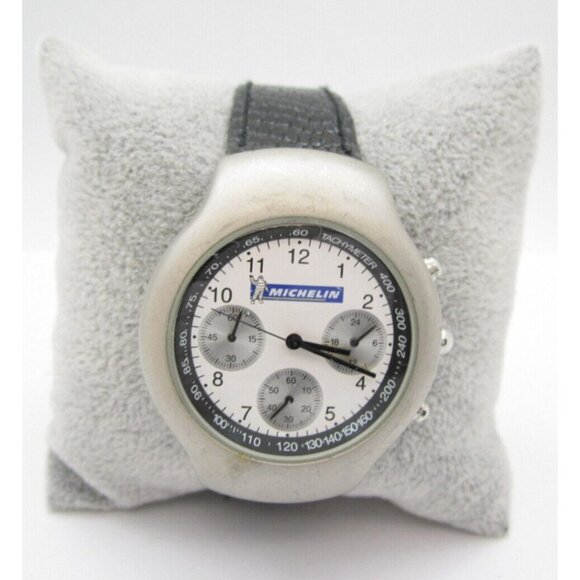 Men Michelin Tire Company Quartz WR Analog 38mm Round Watch (H339) "New Battery" - Picture 1 of 10